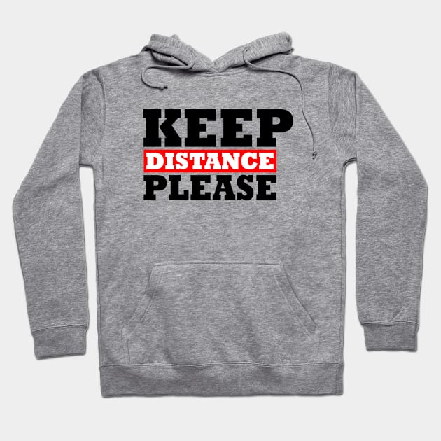 Keep Distance Hoodie by Milaino